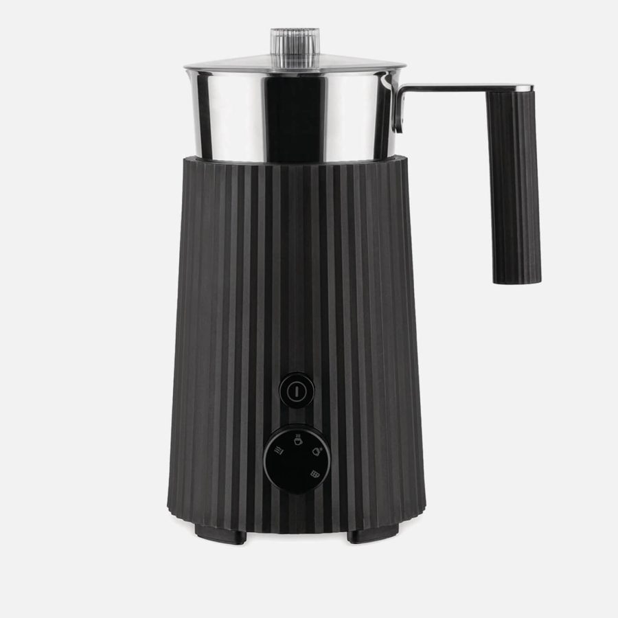 Alessi Milk Frother - Plisse Black