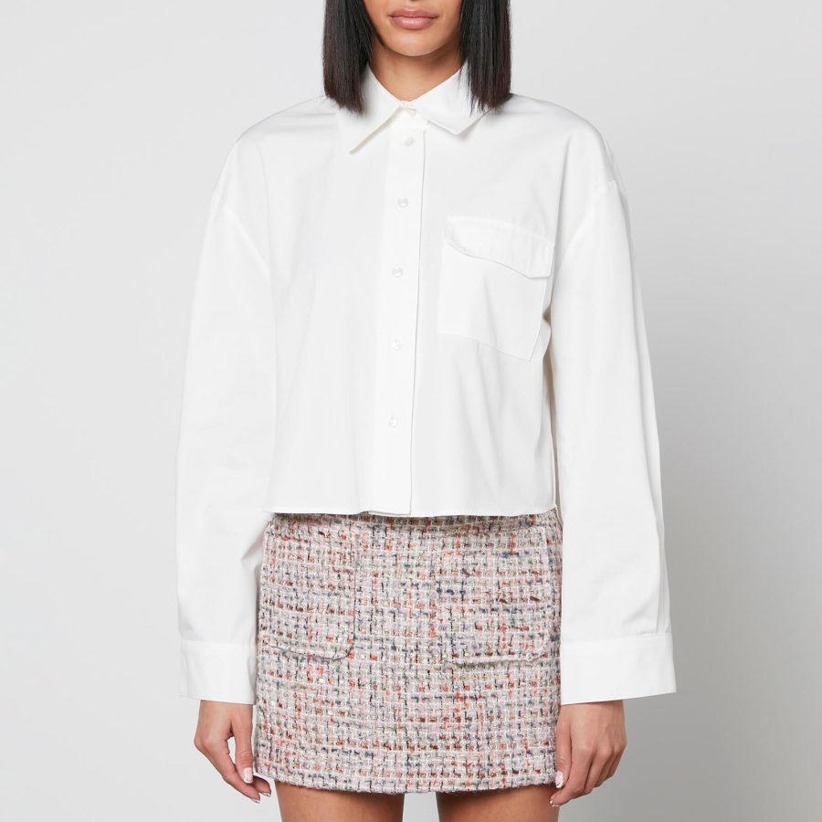 Anine Bing Travis Cotton-Poplin Shirt - M