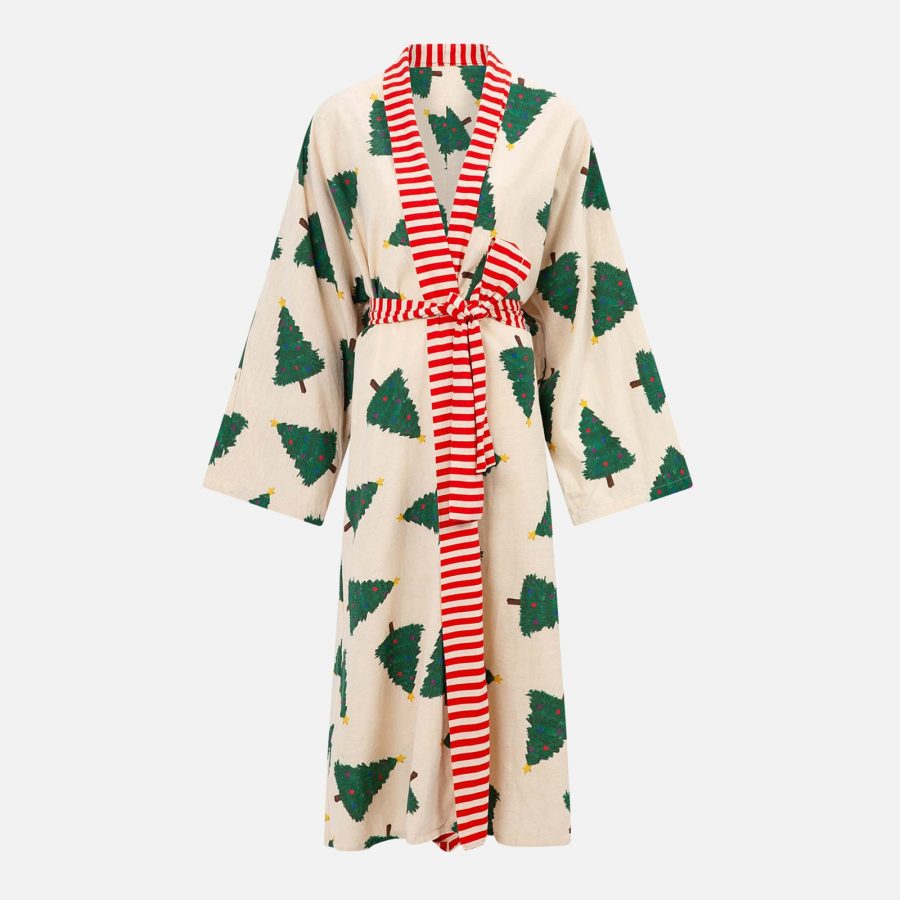 Anna + Nina Christmas Forest Long Kimono