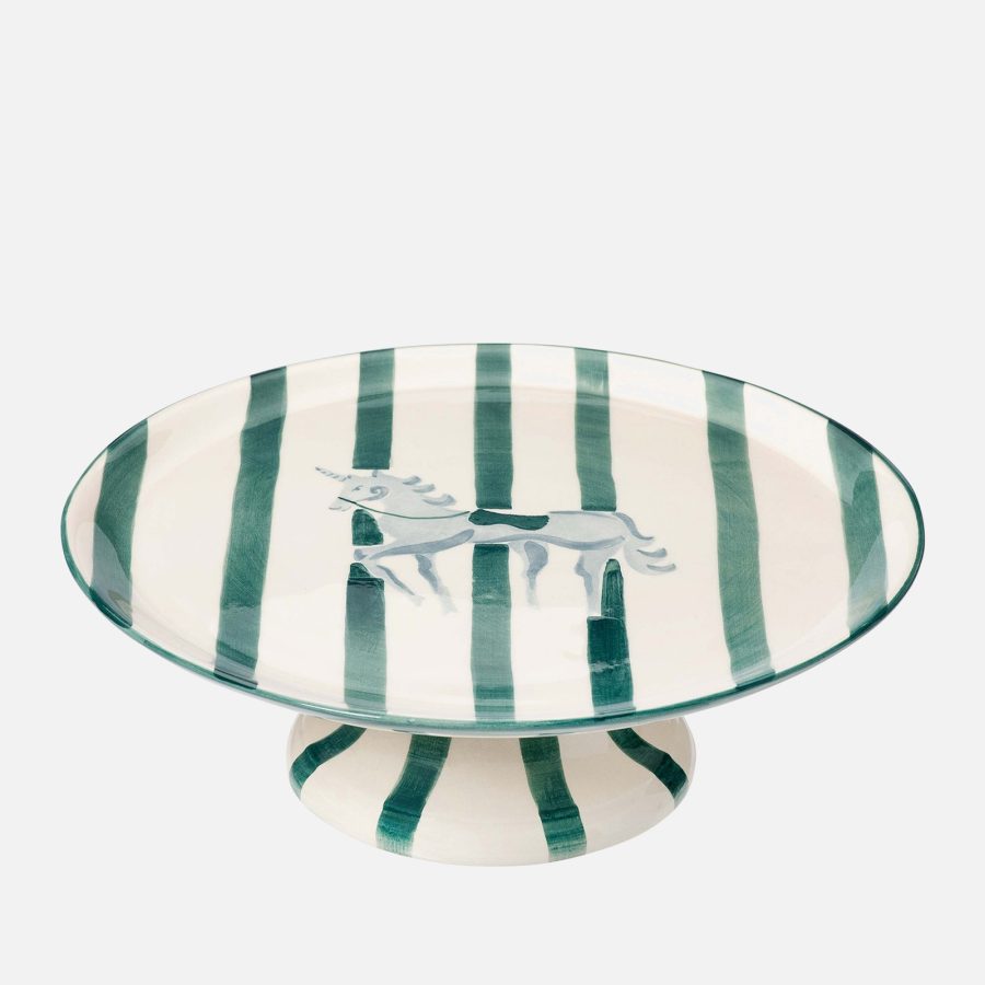 Anna + Nina Pegasus Striped Cake Platter