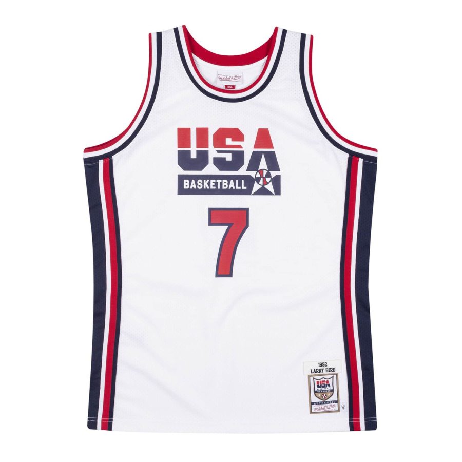 Authentic team home jersey USA Larry Bird 1992