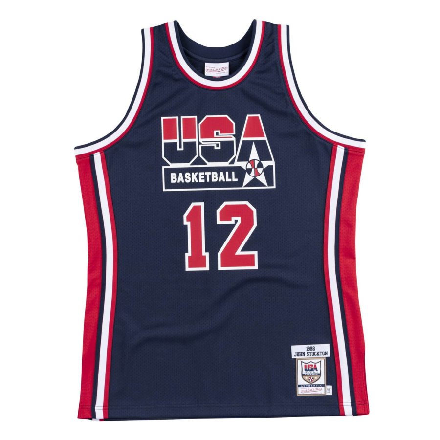 Authentic team jersey USA nba John Stockton