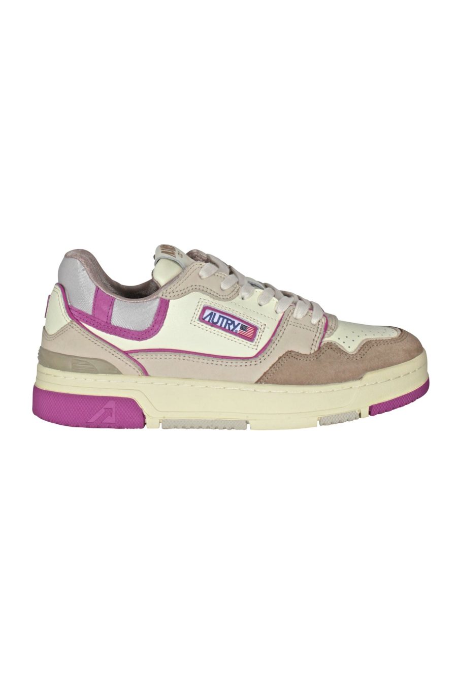 Autry - Sneakers - 440049 - Taupe/Fuchsia