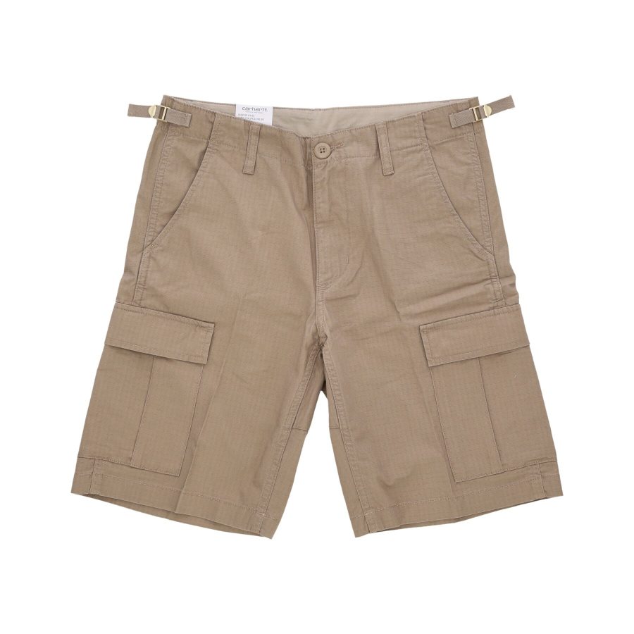 Aviation Short Leather Rinsed Men's Short Trousers