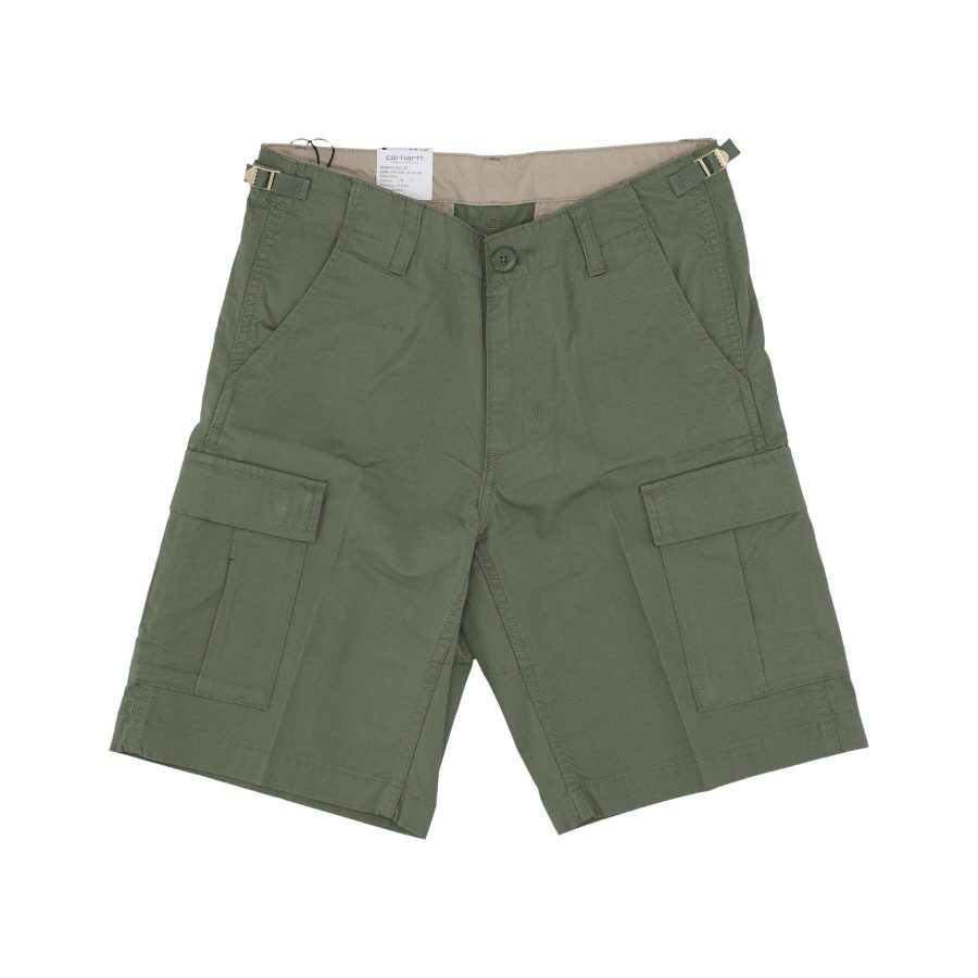 Aviation Short Men's Trousers Dollar Green Rinsed