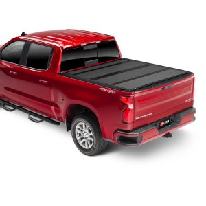 BAK 448135 FlipMX4 Hard Folding Truck Bed Tonneau Cover | | Fits 2019 - 2023 Chevy/GMC Silverado/Sierra (Works with Carbon Pro Bed) works w/ MultiPro/Flex tailgate 5FT 10 INCH Bed (69.9 INCH)