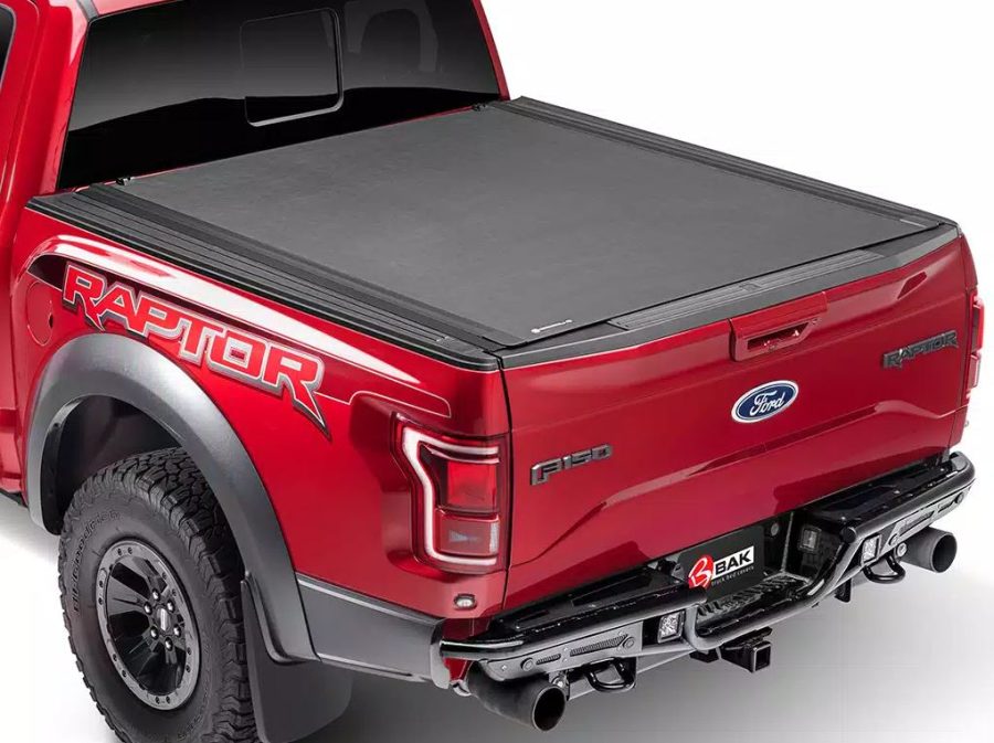 BAK 80307 RX4S 04-14 F150 6.7, Hard Roll Up; Low Profile; Matte Black; Aluminum With Vinyl Top Cover; Non-Lockable; With T-Slot Rails