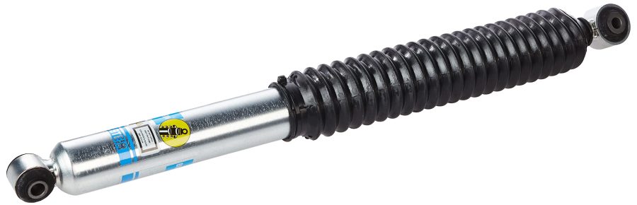 BILSTEIN 33-225807 Shock Absorber; B8 5100 Series; 46 Millimeter; Nitrogen Gas Charged Mono Tube; Limited Lifetime Warranty; Deflective Disc Valving; 24.76 Inch Extended Height/ 15.39 Inch Compressed Height; Eye 12.1 Millimeter Upper And Lower Mount; Wit