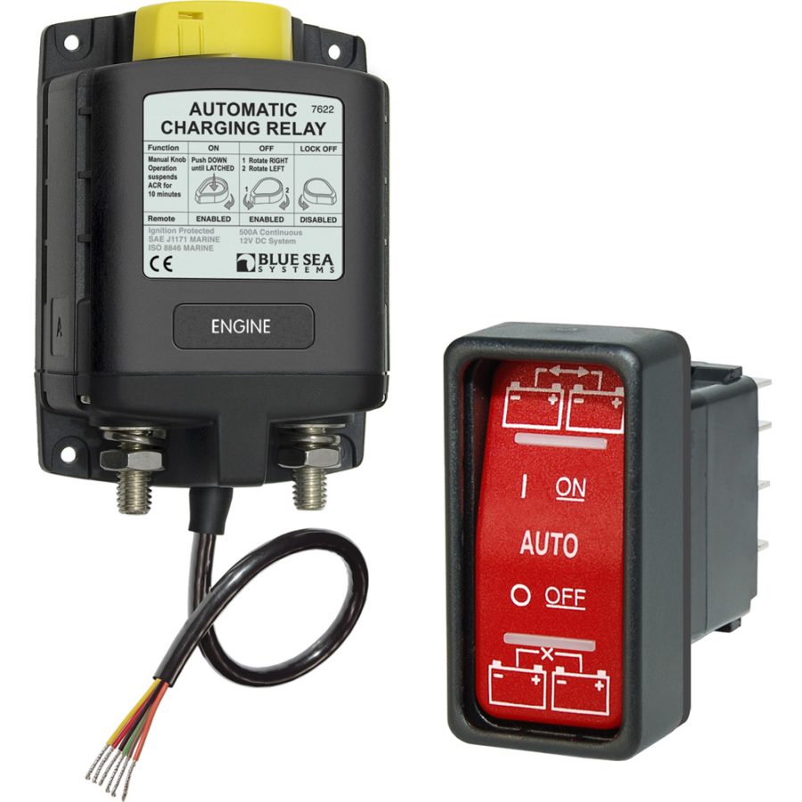 BLUE SEA 7622 ML-SERIES HEAVY DUTY AUTOMATIC CHARGING RELAY