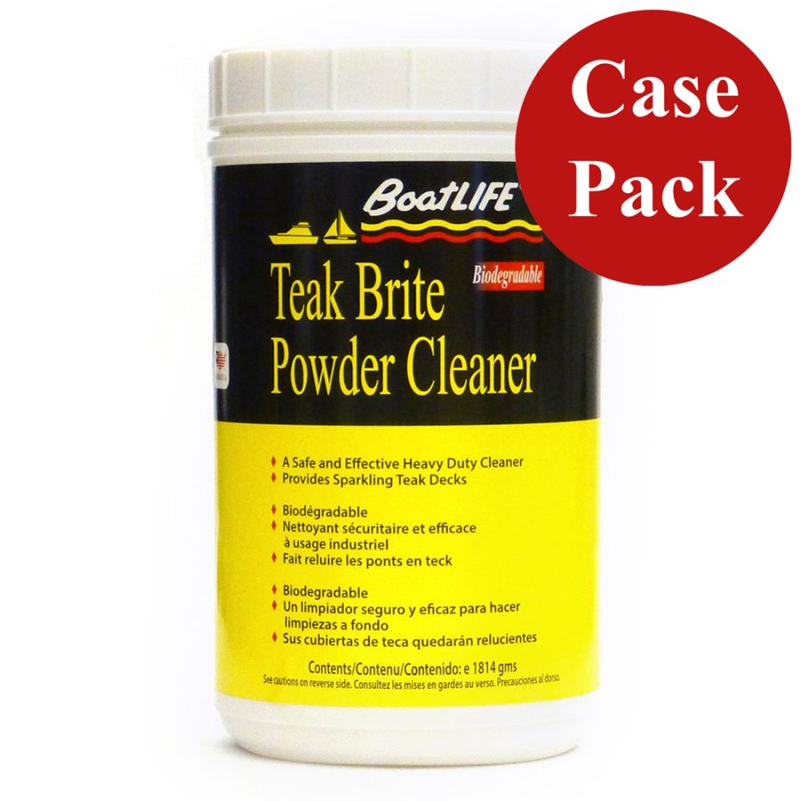 BOATLIFE 1185CASE TEAK BRITEPOWDER CLEANER - JUMBO - 64OZ *CASE OF 12*