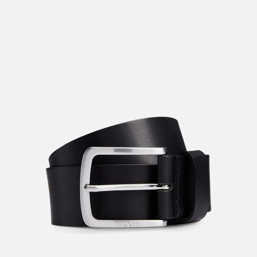 BOSS Black Joris Leather Belt - 90cm