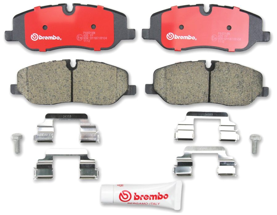 BREMBO P44014N Brake Pad; NAO; FMSI Number D1098-8202; Ceramic; Set Of 4; With Hardware