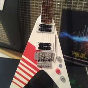 BUCKETHEAD - Jackson Flying V White 1:4 Scale Replica Guitar ~New