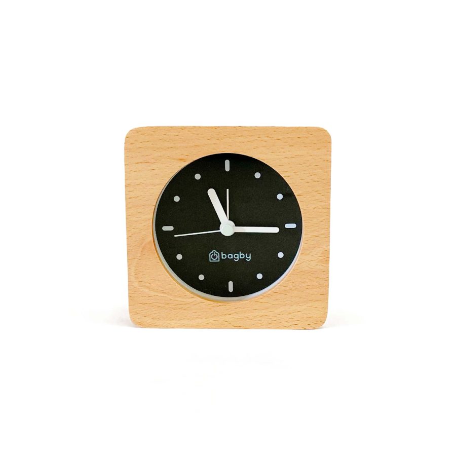 Bagby EMF-Free Minimalist Silent Analog Alarm Clock