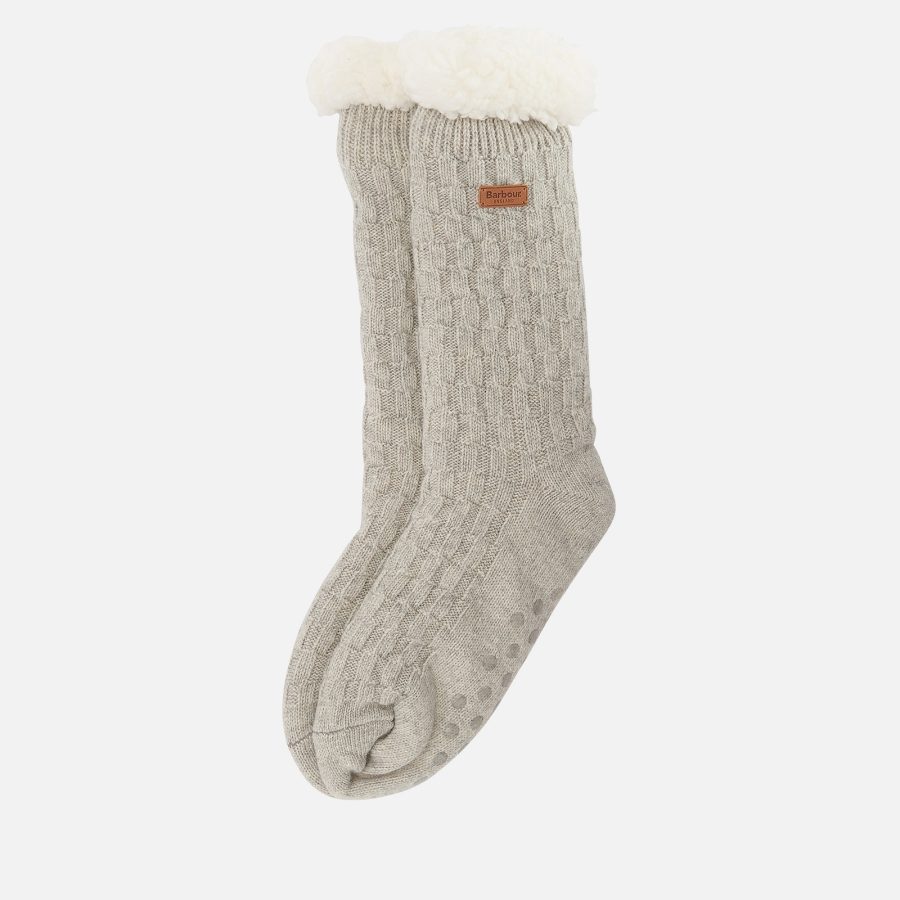 Barbour Cable-Knit Lounge Socks