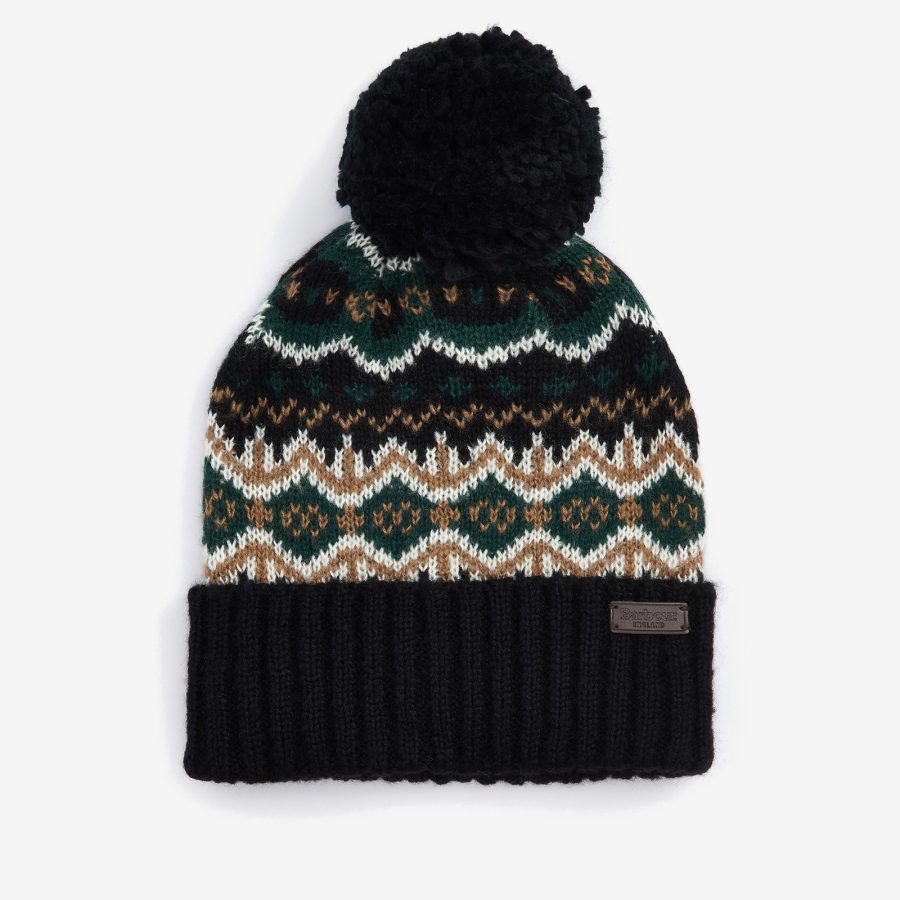 Barbour Case Fairisle Knit Beanie Hat