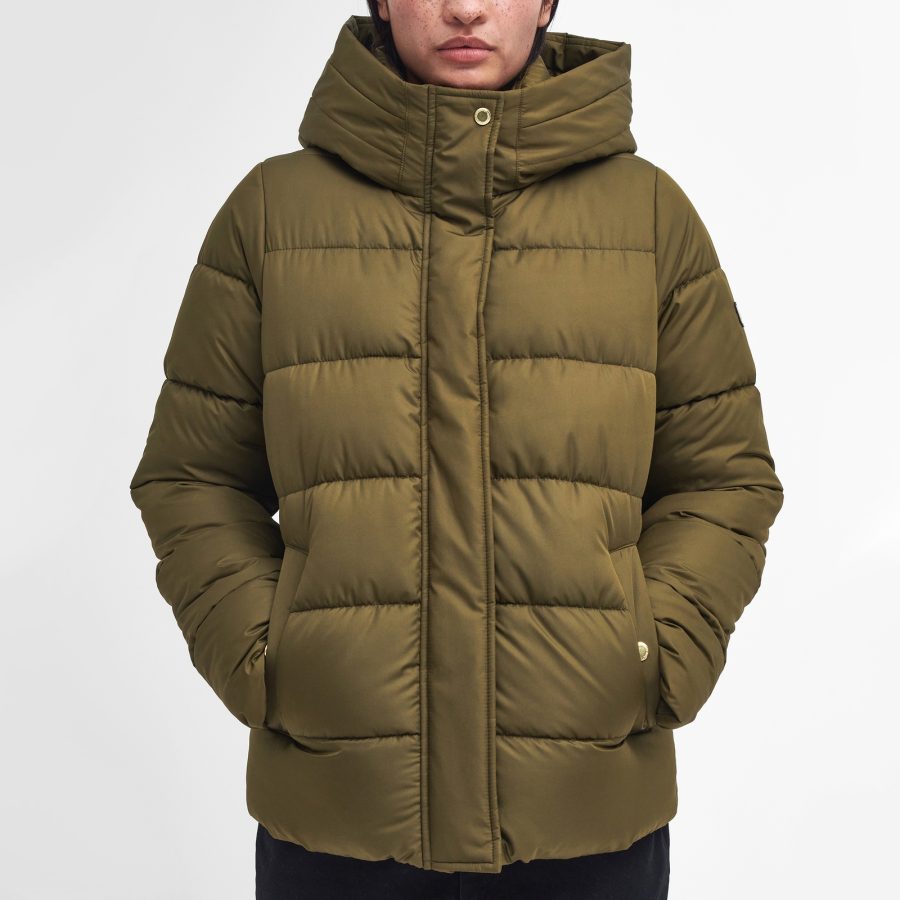 Barbour International Barron Shell Puffer Jacket - UK 18