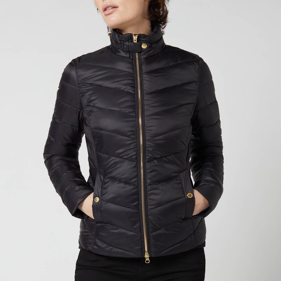 Barbour International Women's Aubern Quilted Jacket - Black - UK 8