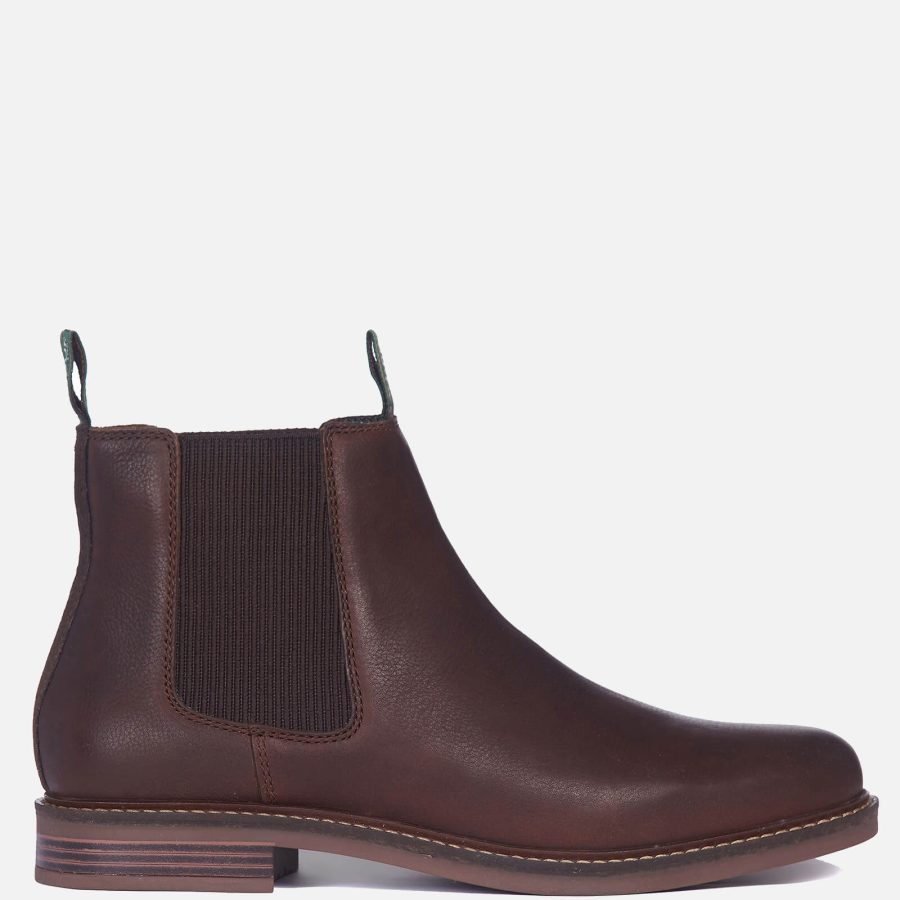 Barbour Men's Farsley Chelsea Boots - Choco - UK 7