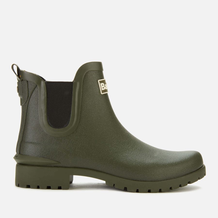 Barbour Women's Wilton Chelsea Wellies - Olive - UK 7