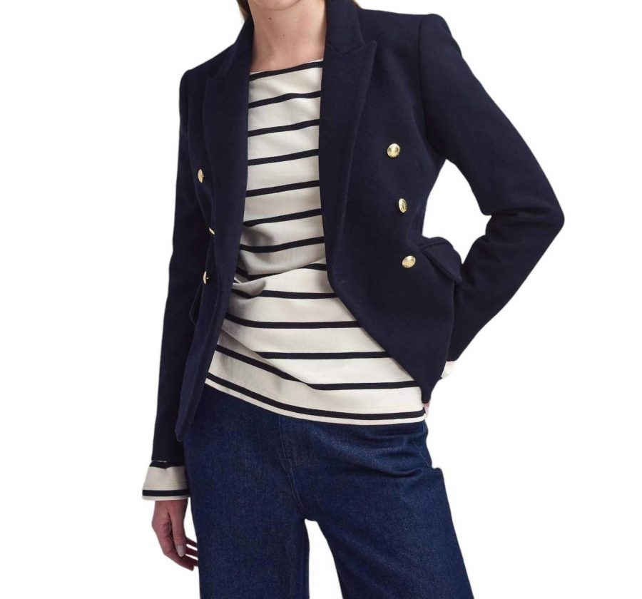 Barbour darly military blazer in Navy