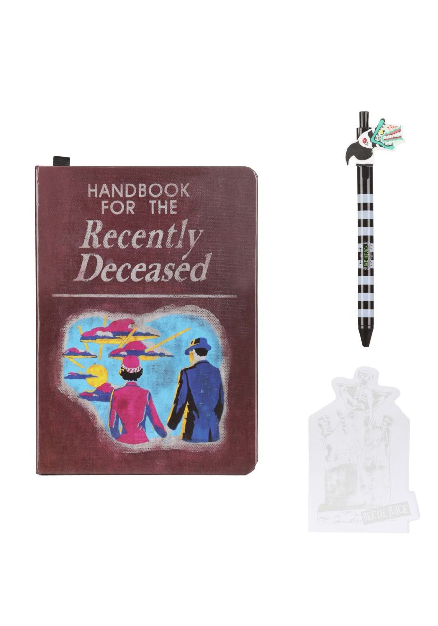 Beetlejuice Handbook for the Recently Deceased Notebook Set