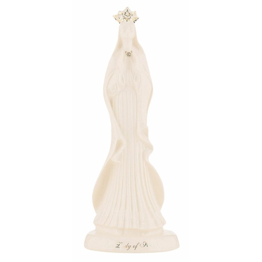 Belleek Classic LADY OF KNOCK STATUE