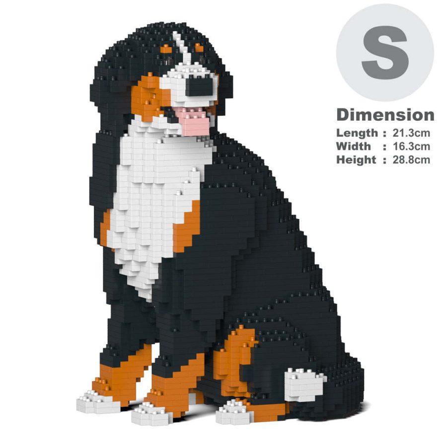 Bernese Mountain Dog Sculptures (JEKCA Lego Brick) DIY Kit