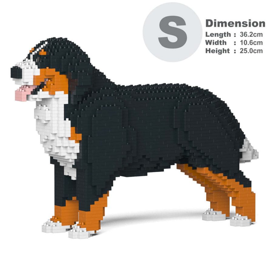 Bernese Mountain Dog Sculptures (JEKCA Lego Brick) DIY Kit