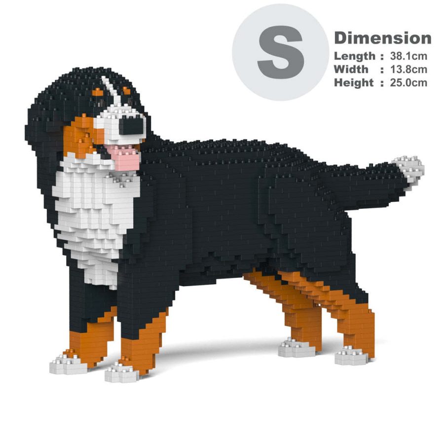 Bernese Mountain Dog Sculptures (JEKCA Lego Brick) DIY Kit