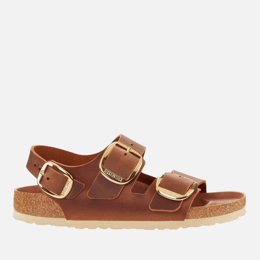 Birkenstock Milano Buckle Oiled Leather Sandals - EU 36/UK 3.5