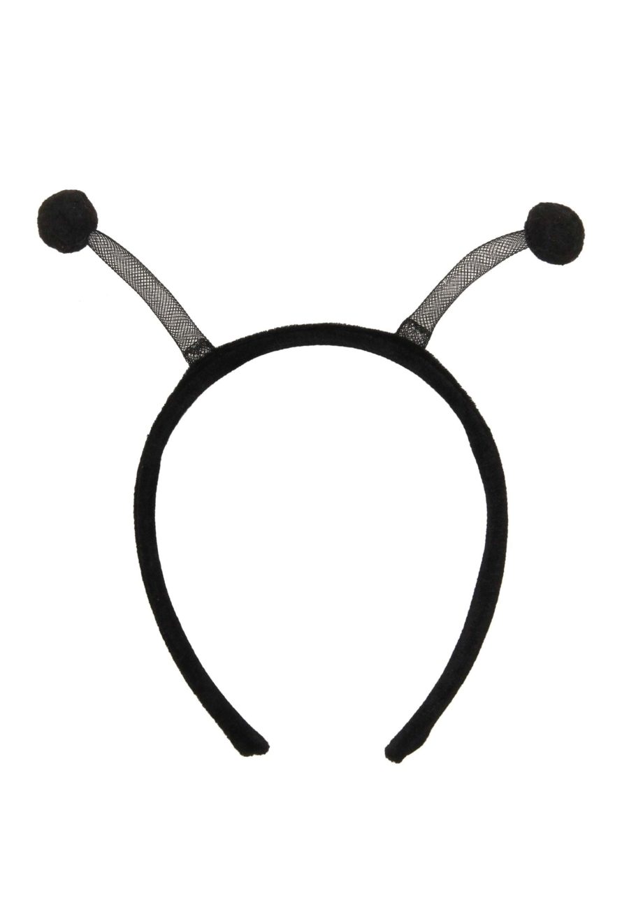 Black Bug Antennae Costume Headband