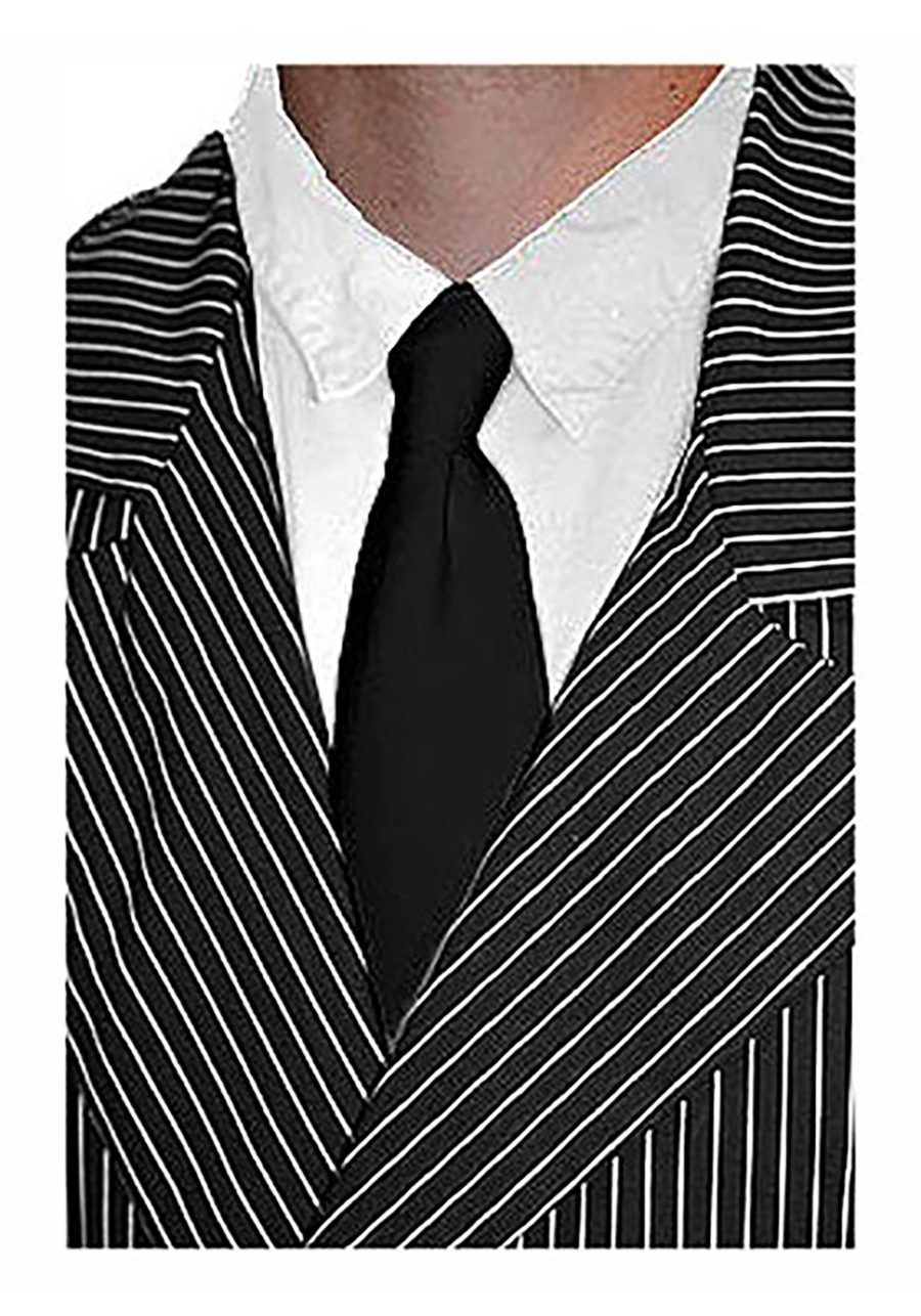 Black Gangster Tie for Men