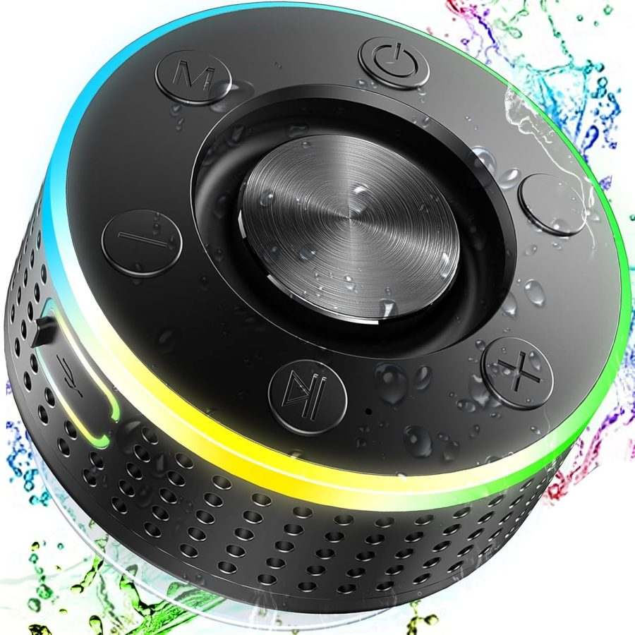 Bluetooth Speaker, Portable Bluetooth Speakers With Stereo Sound, Ip7 Waterproof