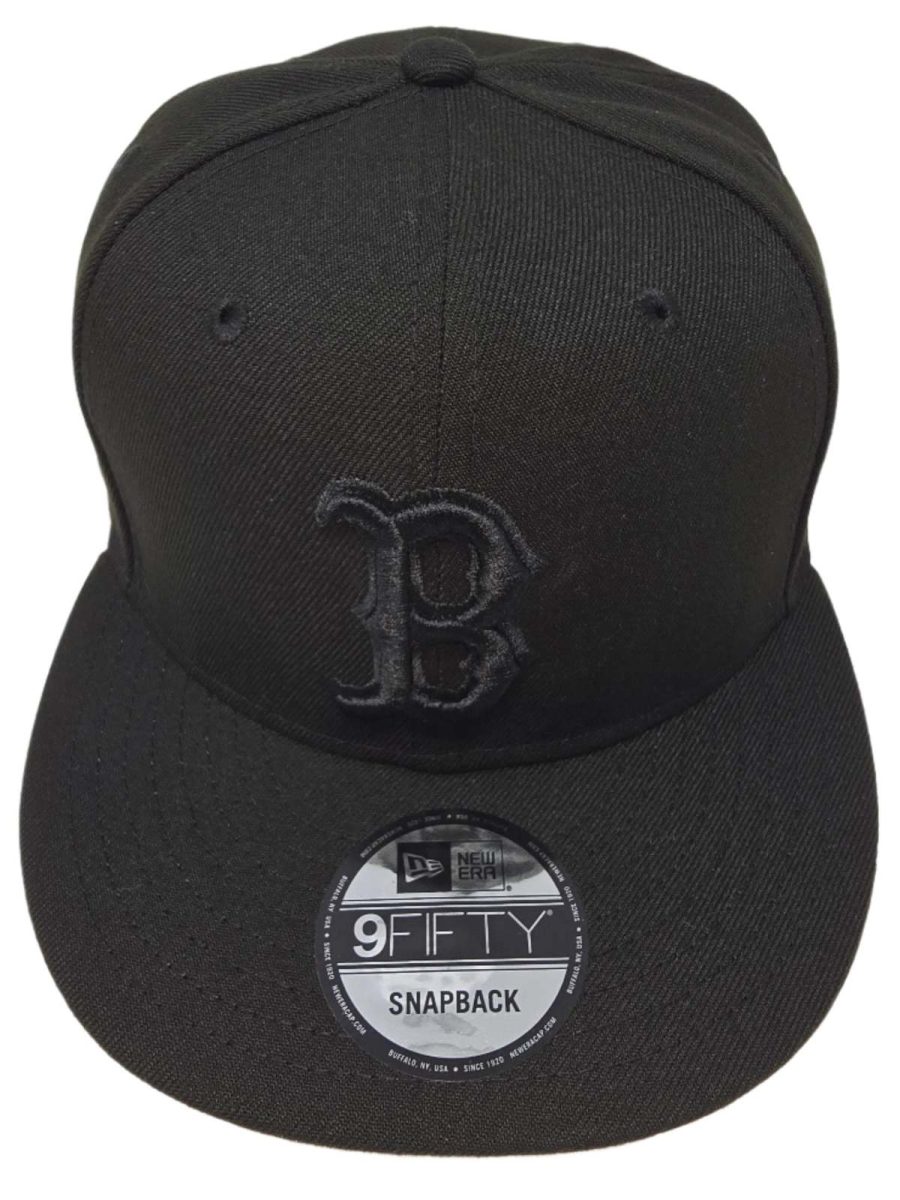 Boston Red Sox Authentic New Era 9FIFTY Blackout Snapback Baseball Cap