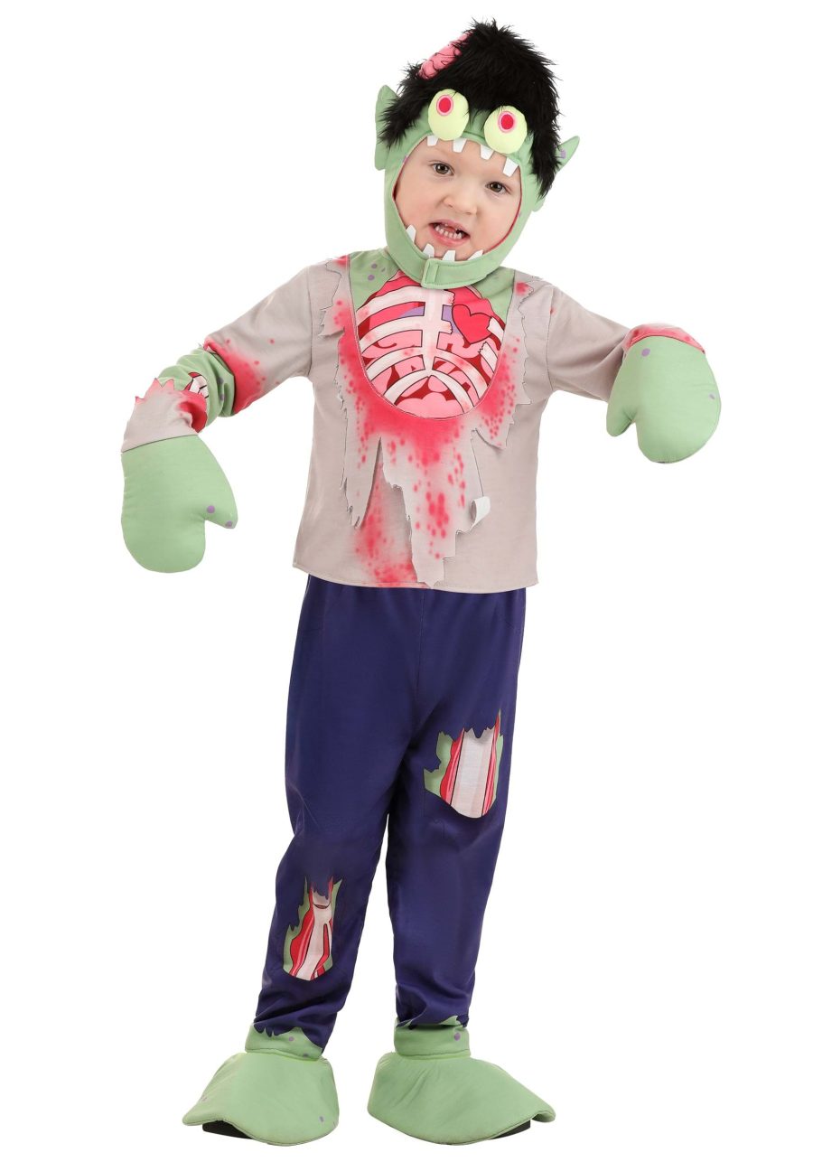 Boy's Toddler Goofy Zombie Costume