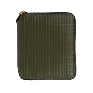 Brick Full Zip Around Wallet in Khaki