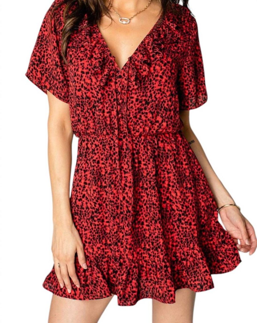 Buddylove trixy dress in HEAT