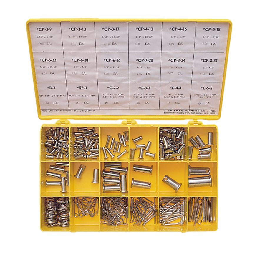 C. SHERMAN JOHNSON 37-503 COTTER, RING & CLEVIS PIN PARTS KIT