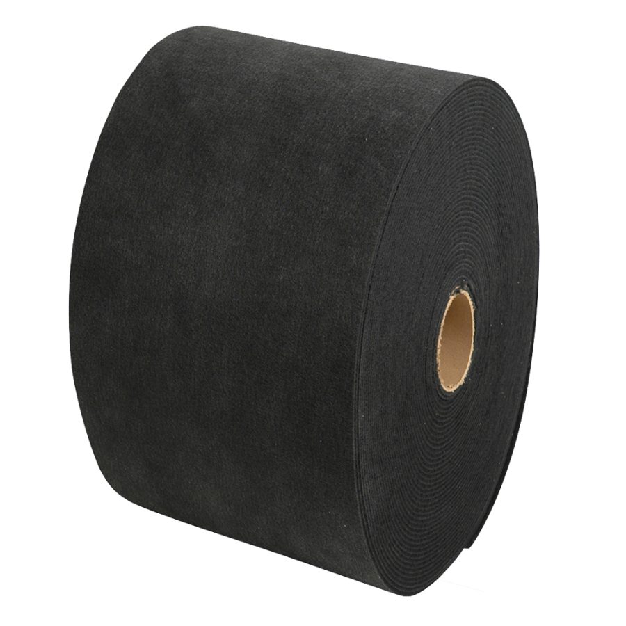 C.E. SMITH 11330 CARPET ROLL - BLACK - 11 INCHW X 12L