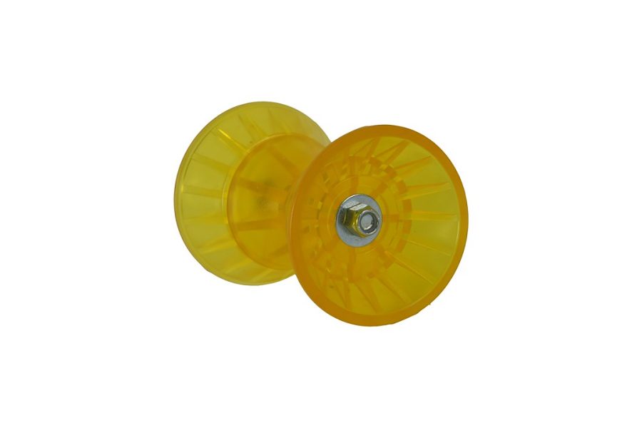 C.E. SMITH 29335 4FT BELL ASSEMBLY, Bow Bell; 4 Inch Width; 5-1/4 Inch Diameter; Yellow; PVC; Single; Fits 1/2 Inch Shaft