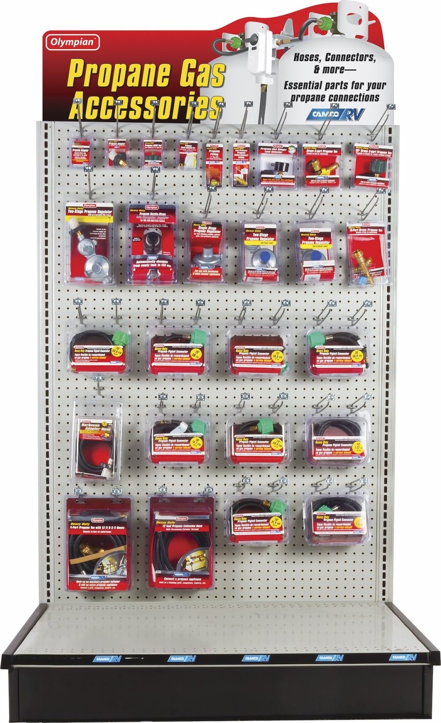 CAMCO 61175 LP ACCYS ENDCAP 3DISPLAY, LP Gas Accessories Endcap; With Products/ Header Sign and Product Booklets