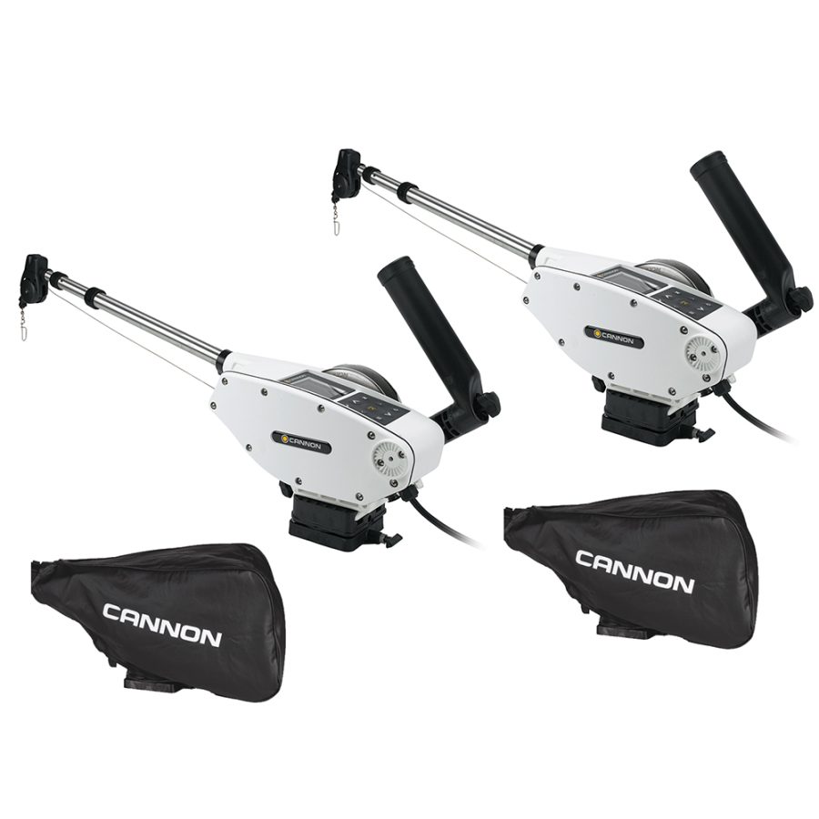 CANNON 1902340X2/COVERS OPTIMUM10 TOURNAMENT SERIES (TS) BT ELECTRIC DOWNRIGGER 2-PACK W/BLACK COVERS