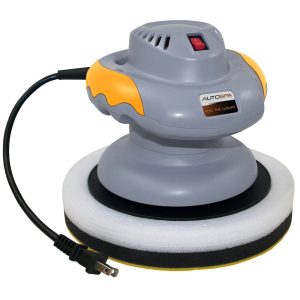 CARRAND 94001AS ORBITAL POLISHER 120V 10, 3300 RPM; 120 Volt; 10 Inch Diameter; With Foam Applicator Bonnet And Microfiber Removal Bonnet