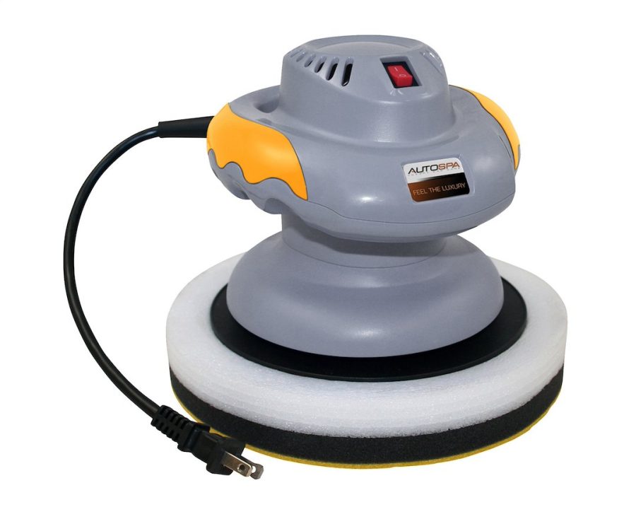 CARRAND 94001AS ORBITAL POLISHER 120V 10, 3300 RPM; 120 Volt; 10 Inch Diameter; With Foam Applicator Bonnet And Microfiber Removal Bonnet