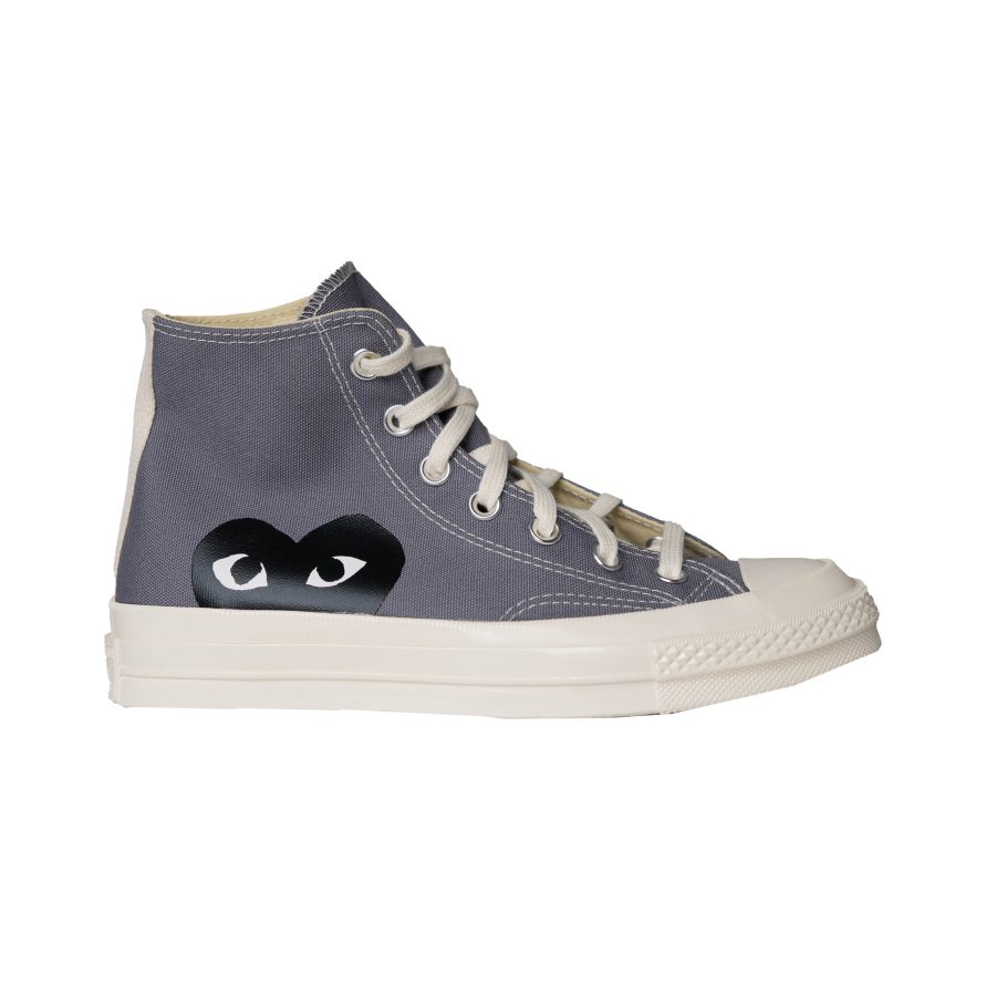 CDG PLAY x Converse Chuck Taylor All Star '70 High in Grey