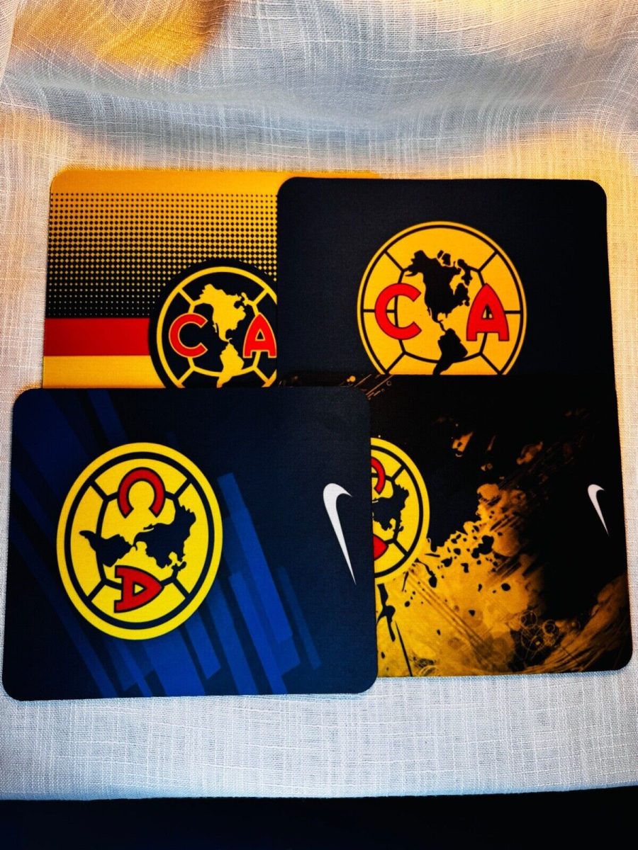 CLUB AMERICA MOUSE PAD FOR SCHOOL, OFFICE, KITCHEN MAT. 9.25X8 IN