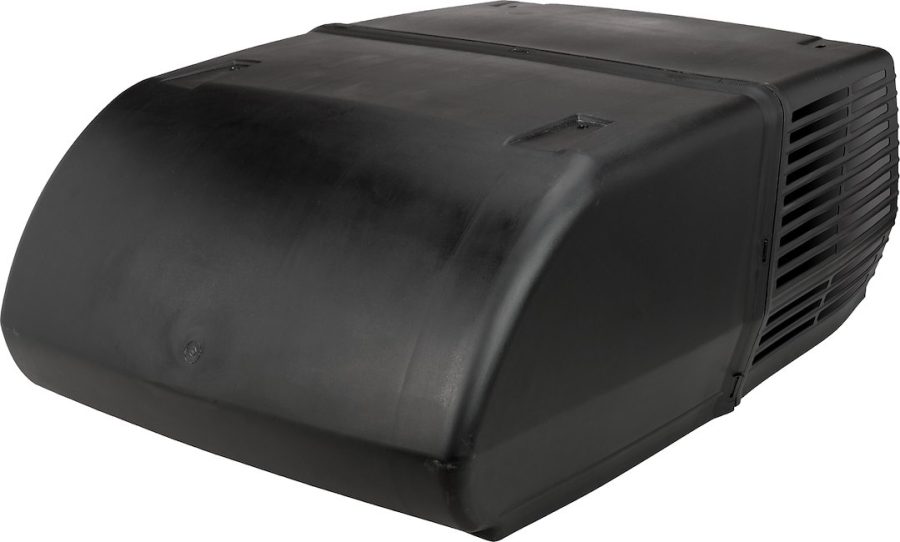 COLEMAN 38204-0692 MACH 15 15 000 BTU A/C TOP DOWN, Fits 14 Inch x 14 Inch Vent Openings; 15000 BTU; Top/ Down Mount Design; Textured Black; 120 Volt; 13.1 Amp Compressor Draw; Without Heat Pump; Without Condensate Pump