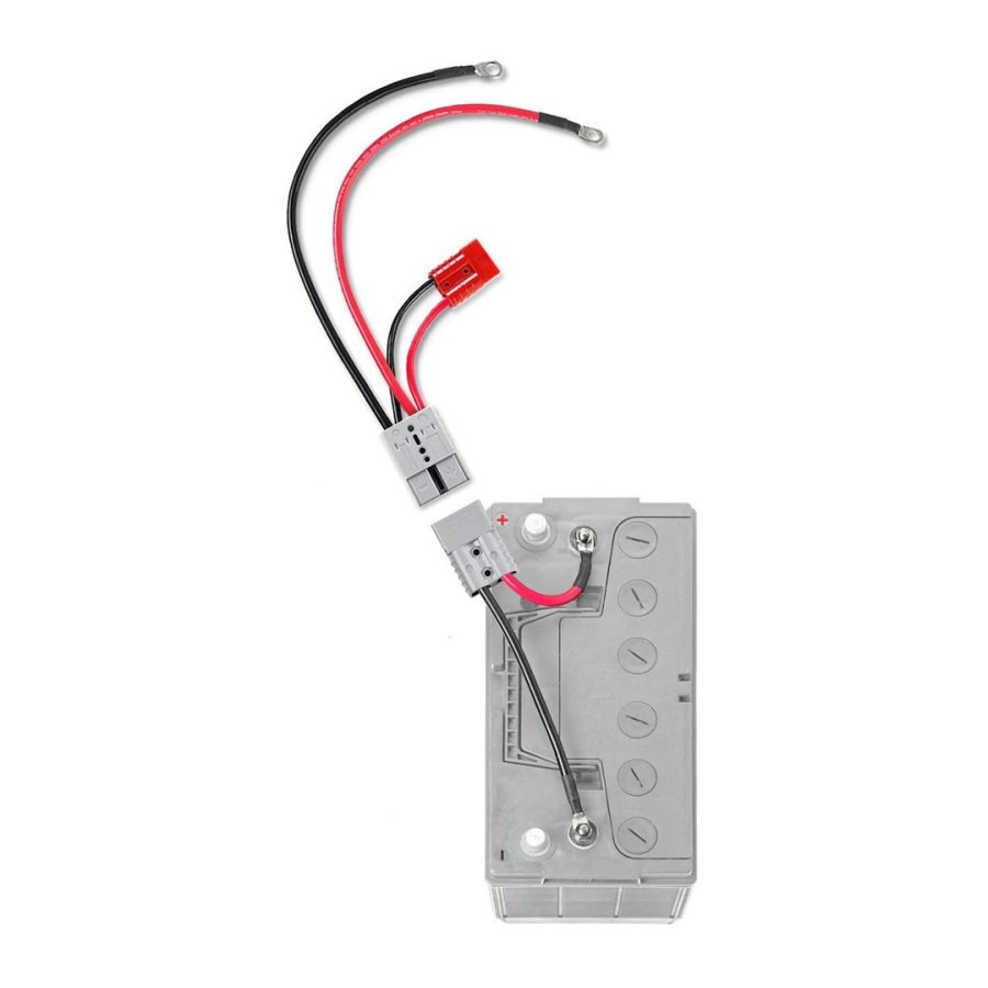 CONNECT-EASE RCE12VBM6K 6 GAUGE QUIK CONNECT MOT, Provides Power Connection To Outboard Motors; 6 AWG Wire Leads On Both Ends And 8 AWG Accessories Connector; With Quick Connect Plug For Easy Removal Of Battery After Wiring