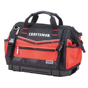 CRAFTSMAN VERSASTACK Zippered Tool Bag, 31 Pocket Organizer, Heavy Duty Tool Tot